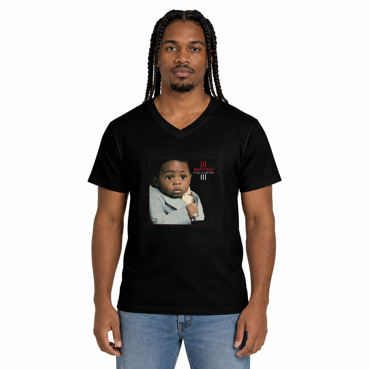 Lil Wayne V neck T shirt