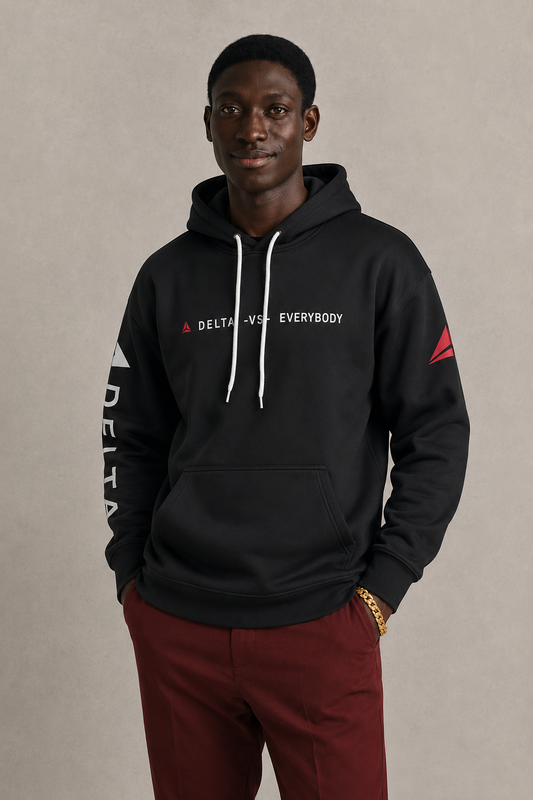 DELTA AIRLINES BLACK UNISEX hoodie