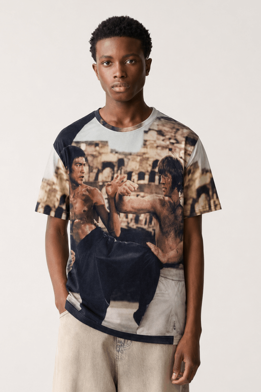 Bruce Lee T-Shirt, Martial Arts Legend Tee, Vintage Kung Fu Movie Shirt, Retro Action Film Streetwear, Gift for Martial Arts Fans