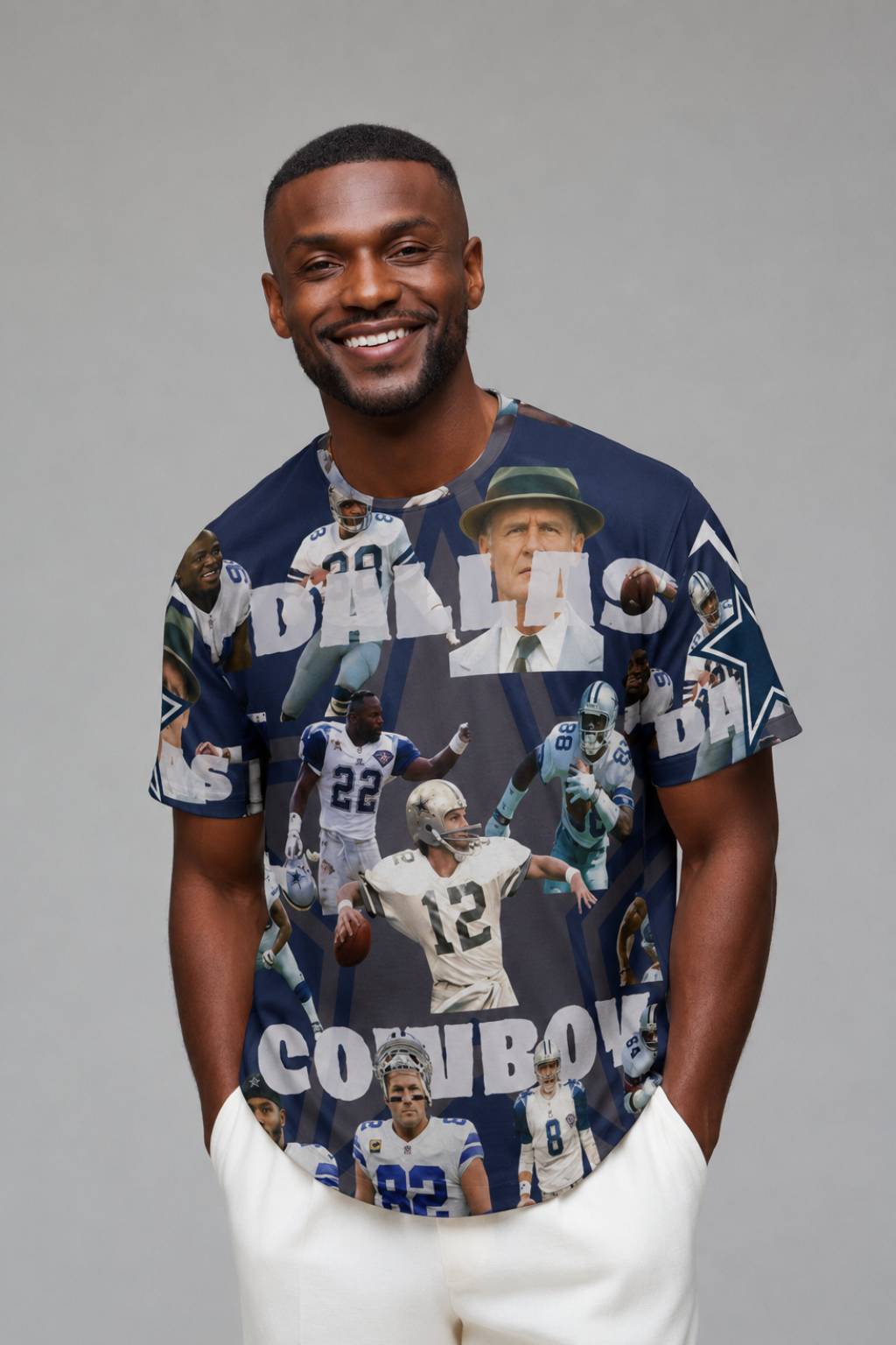 All-over DALLAS COWBOY LEGENDS Unisex T-shirt
