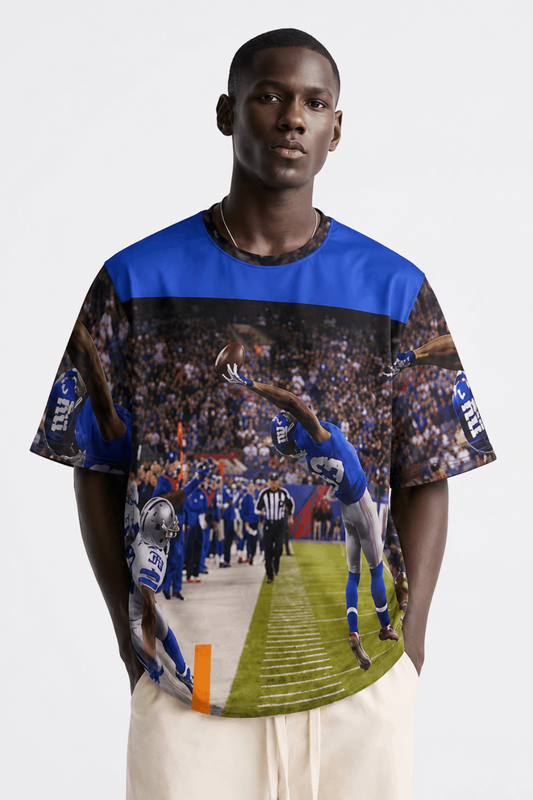 OBJ Football Catch | All Over Shirt | Football Fans | Traffic Tee | Gifts for Him