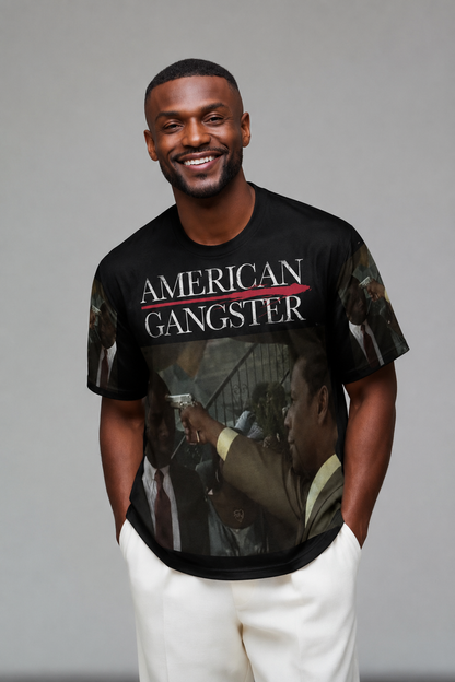 American Gangster Scene Sublimation T -Shirt