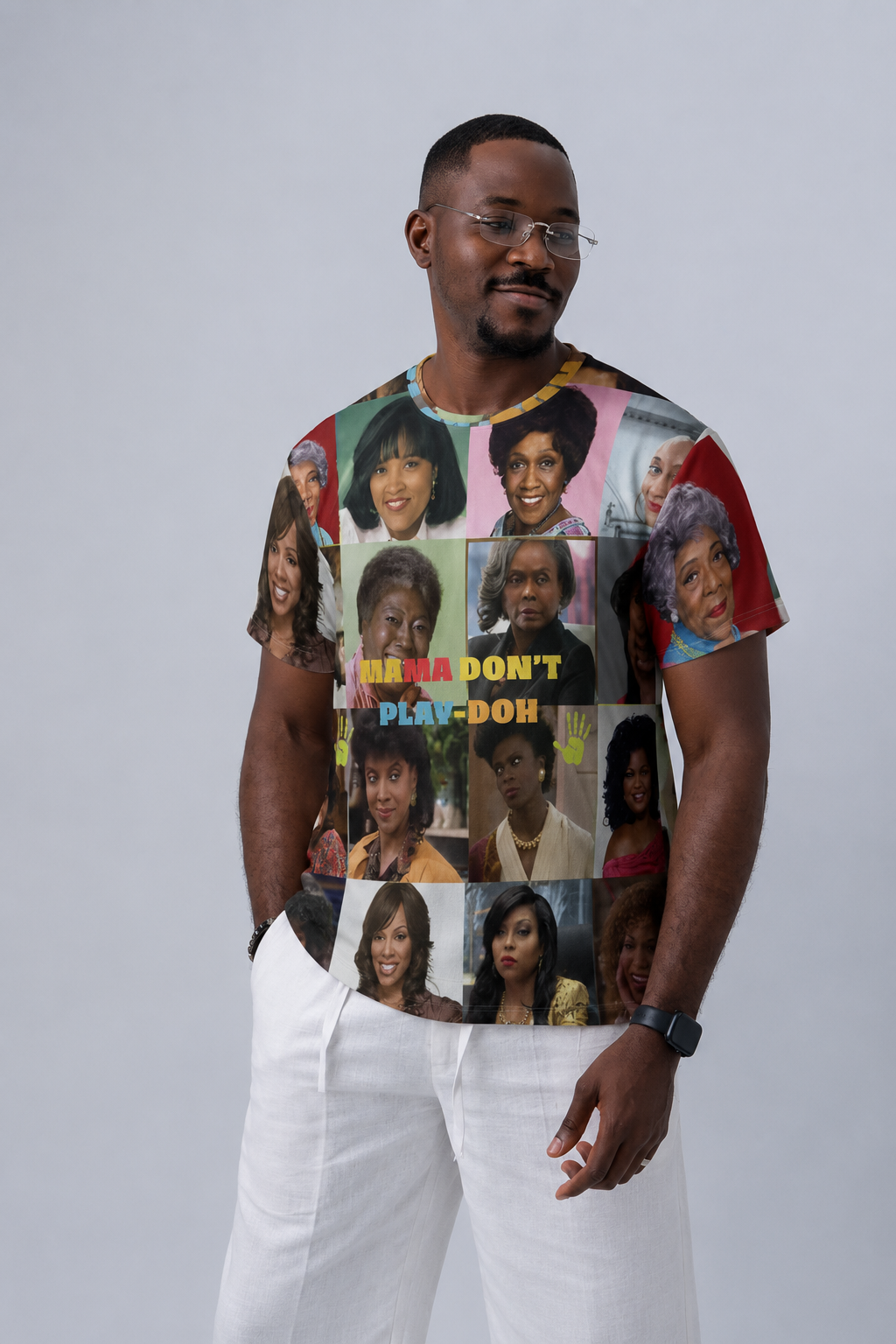 All-over Print My Momma don't Play Doh Unisex T-shirt