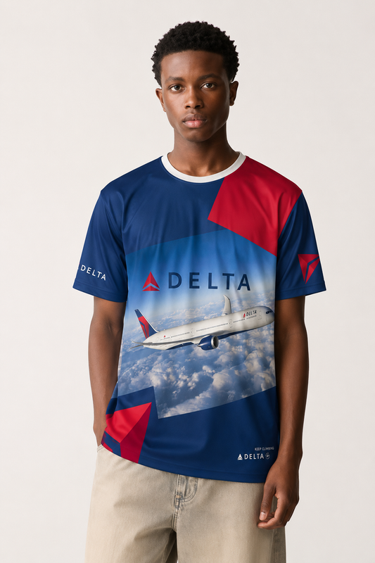 Delta Airlines Keep Climbing All-over Print Unisex T-shirt