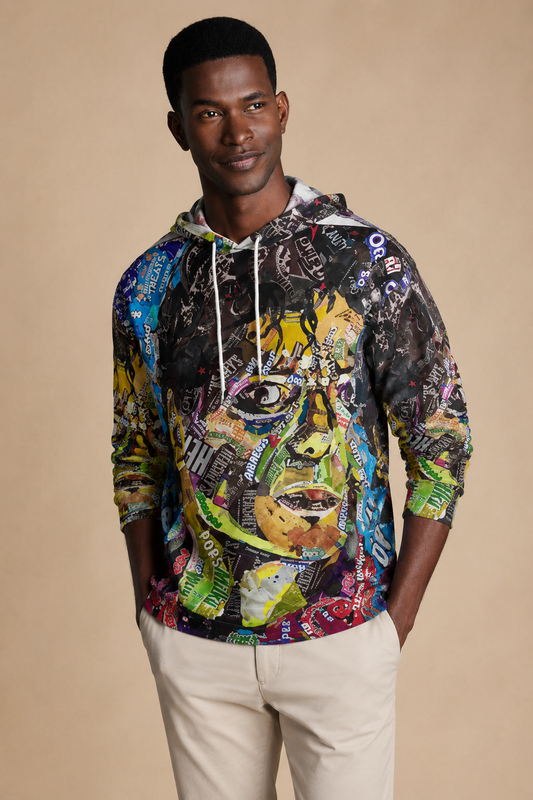 All-over Print MJ Long Sleeve Hooded T-shirt