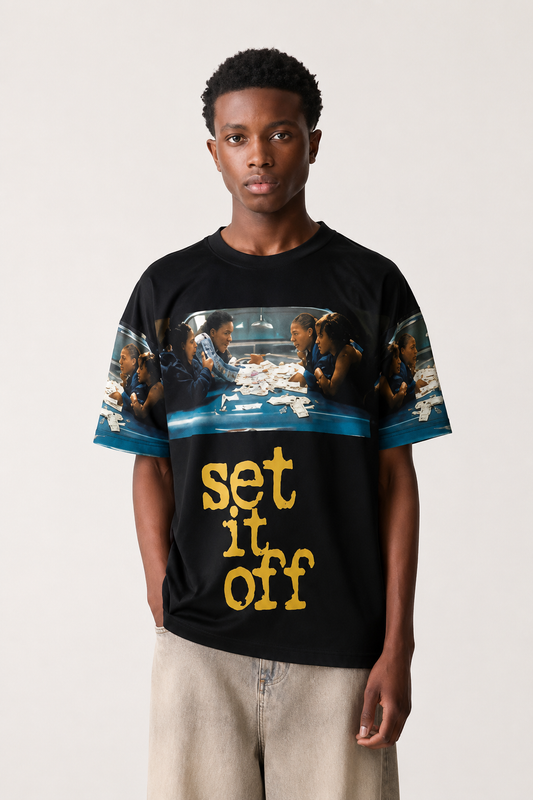 Set It Off Bank Robbery Sublimation All-over T-shirt