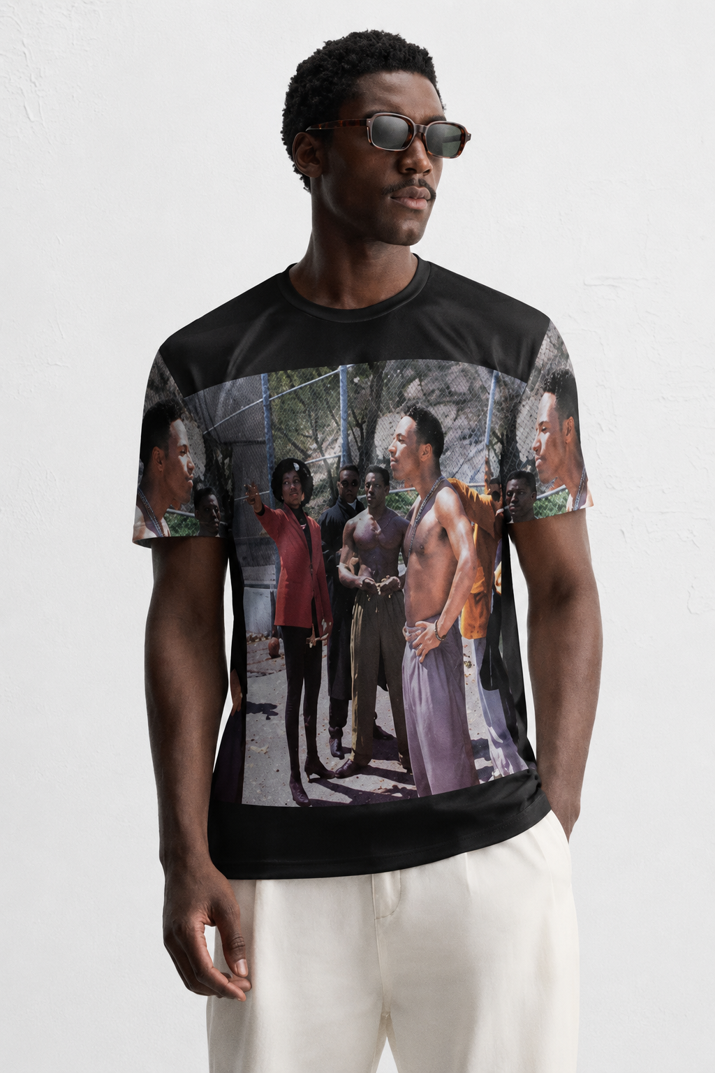 New Jack City | All-Over Print T-Shirt | 90s Hip Hop Tee | Vintage Urban Streetwear | Graphic Tee | Gift for him
